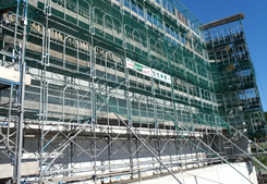土木用外部足場(枠足場・先行工法)