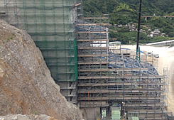 土木用外部足場(枠足場)