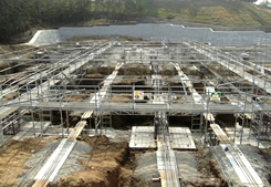 建築用地足場(単管足場)